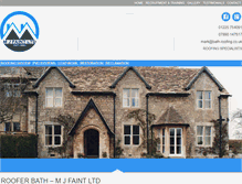 Tablet Screenshot of bath-roofing.co.uk